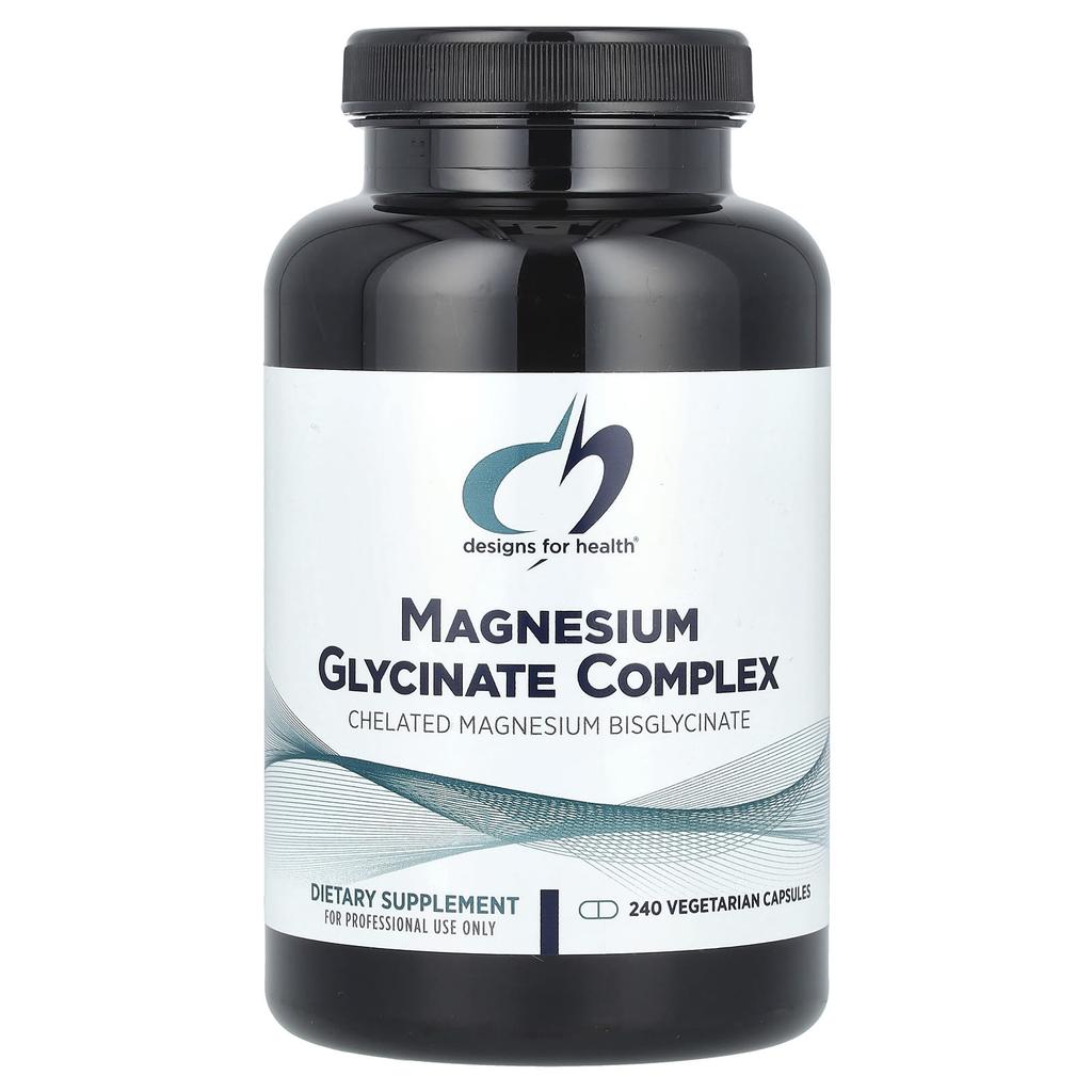 Designs For Health Magnesium Glycinate Complex, 240 Vegetarian Capsules