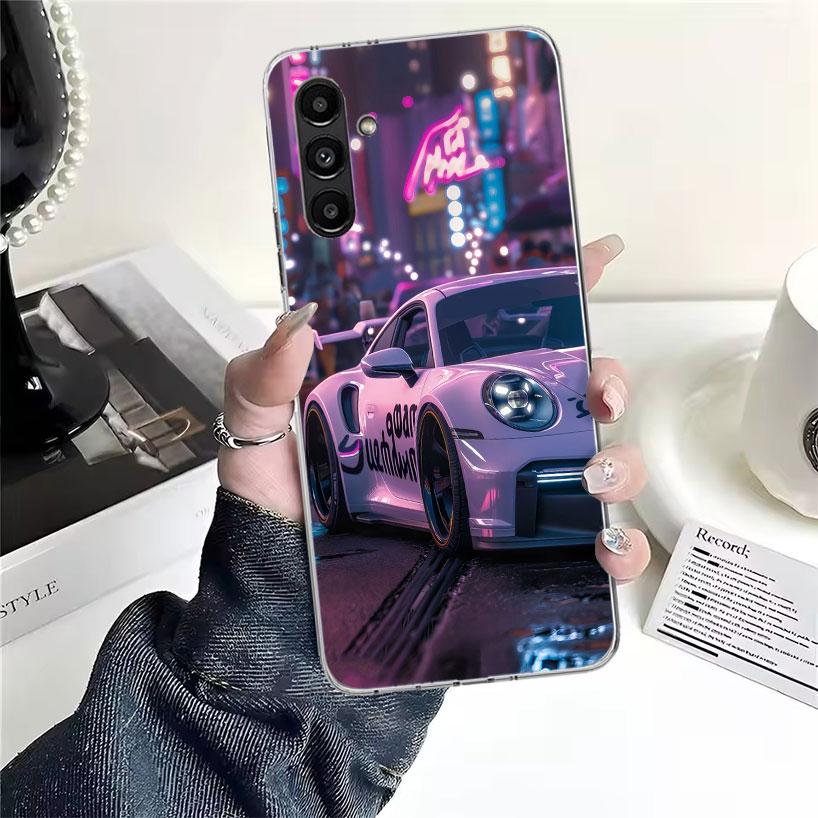 Чехол для телефона Спортивный автомобиль 911 для Samsung Galaxy A13 A14 A15 A16 A17 A53 A54 A55 A56 A57 A33 A34 A35 A36 A37 A23 A24 A25 A26 Galaxy
