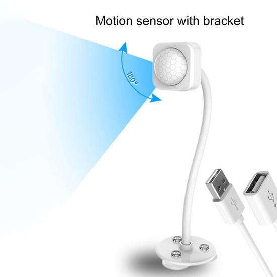 Датчик фонтана для кошек, вращающийся на 360 градусов кронштейн, тип USB-порта, фиксированная присоска, автоматический запуск, остановка, легкий
