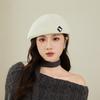 Japanese Reversible Woolen Beret for Women Versatile Niche Ins Style Warm Forward Hat Fashionable Travel Hat