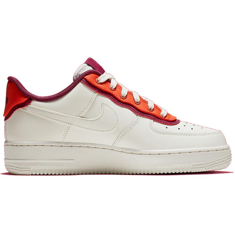 Nike Женские кроссовки Air Force 1 Low Se Sail Team Orange True Berry AA0287-104