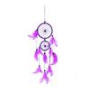 55cm White Dream Catcher Net with Feathers Handmade Wall Hanging Car Ornament Craft Home Decoration Decor Wind Chimes Dropship