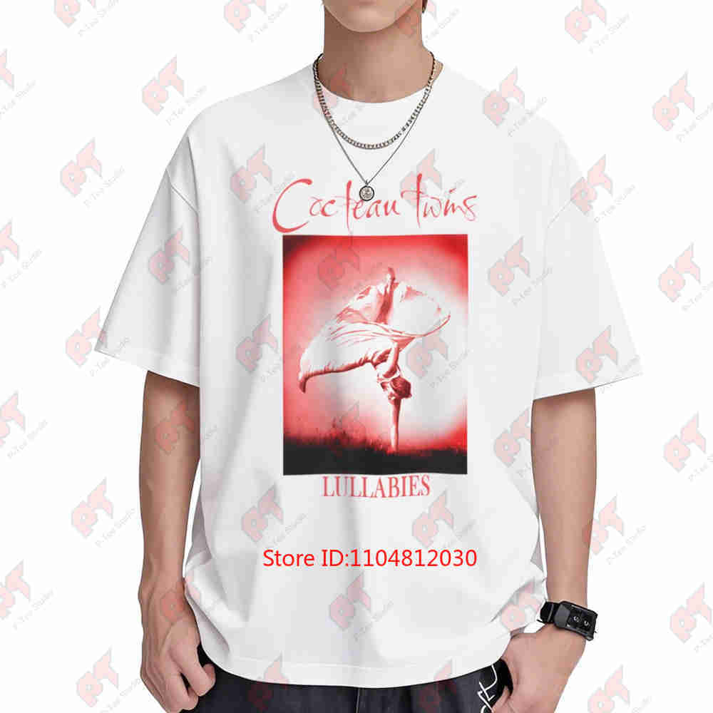 Cocteau Twins Lullabies EP Short Sleeve Tee 100% Cotton T-Shirt