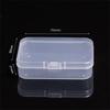 Plastic Box Organizer Storage Rectangular Box Mini Transparent Small Boxes Packing Box Storage Box Dustproof Jewelry Cas