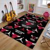 Chicago Bulls Printed Area Rug Carpet for Bedroom Living Room Home Decor Rugs Mat Non Slip Mat Rug for Bedside