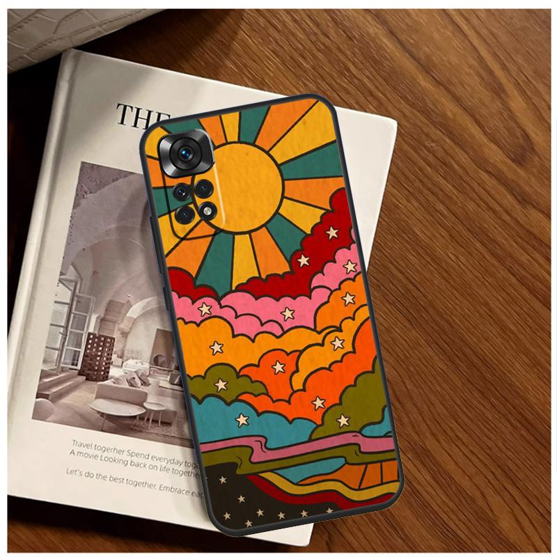 Cute Indie Hippie Case For Xiaomi Redmi Note 12 10 9 11 13 Pro Plus 12S 10S 11S 9S Redmi 13C 10C 9C 12C Cover