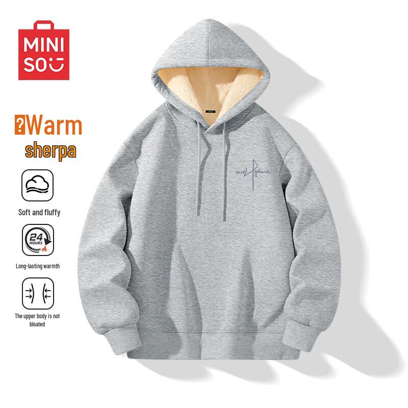 MINISO Мужская толстовка с капюшоном