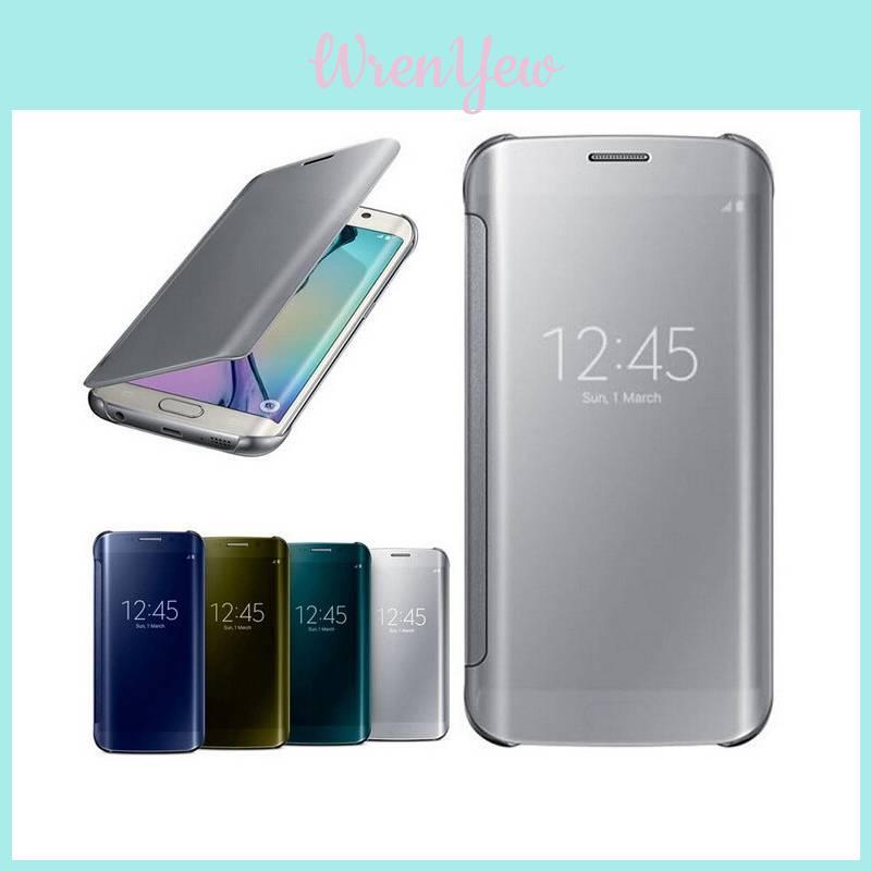 Зеркальная 3D вертикальная подставка, чехол-книжка для телефона Samsung S8/s8 Plus