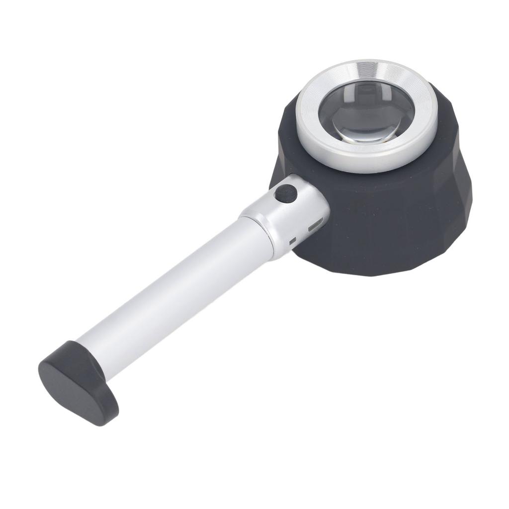 Ручной микроскоп со светодиодной подсветкой, шкала 45X, электронный цифровой портативный для оценки ювелирных изделий, картин, чтения