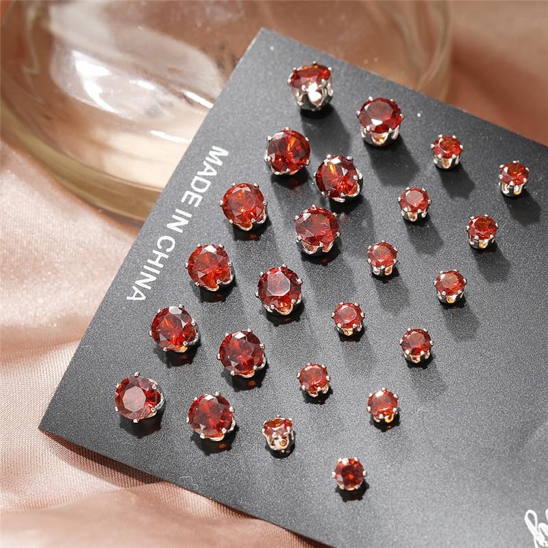 17 км модные металлические серьги-гвоздики с жемчугом, комплект для женщин, винтажные серьги золотого цвета, круглые и квадратные серьги, набор серег, подарки, ювелирные изделия