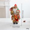 Christmas Santa Figurine Santa Doll Creative Xmas Gifts Traditional Desktop Ornament for Home Festival Living Room New Year