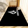 V-Volcom LOGO Long Rugs Nordic Style Bedroom Living Room Doormat Home Balcony Anti-Slip Toilet Rug