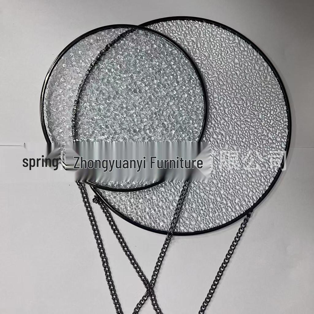 Hand-Painted DIY Glass Pendant: Creative Electroplated & Spray-Painted Frame