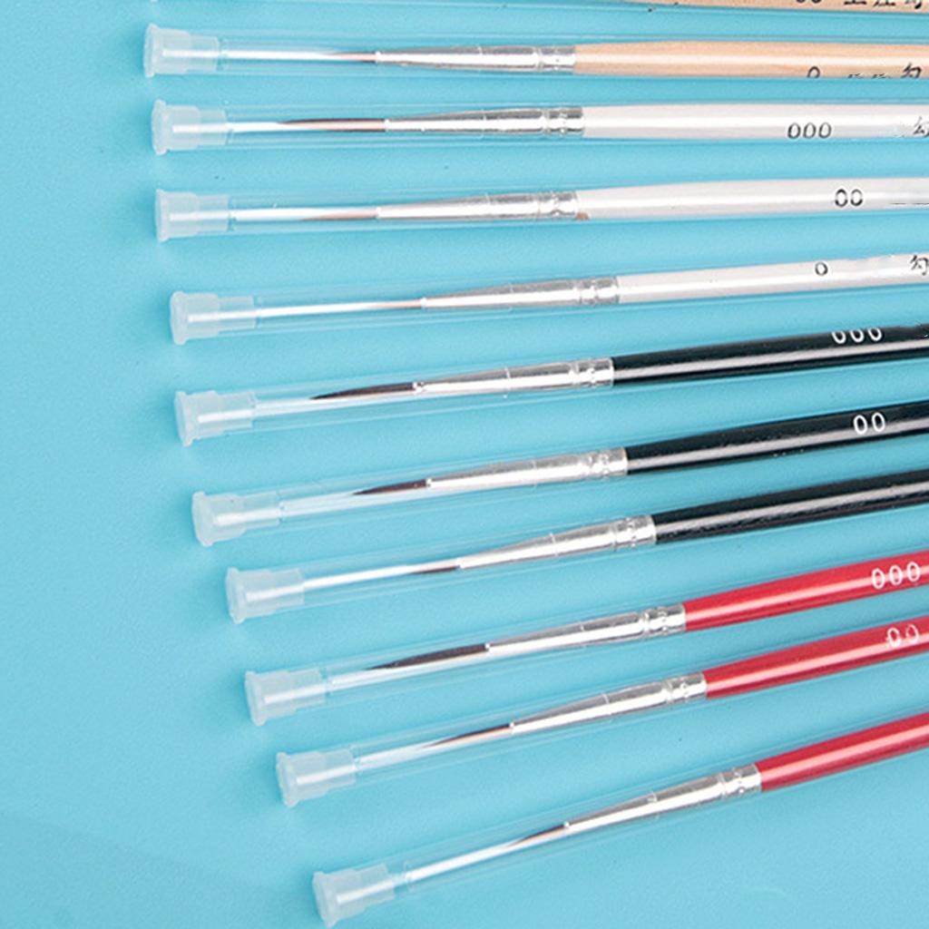 3шт 0 00 000 крючок Line Pen профессиональные кисти для рисования с тонким кончиком для акрила