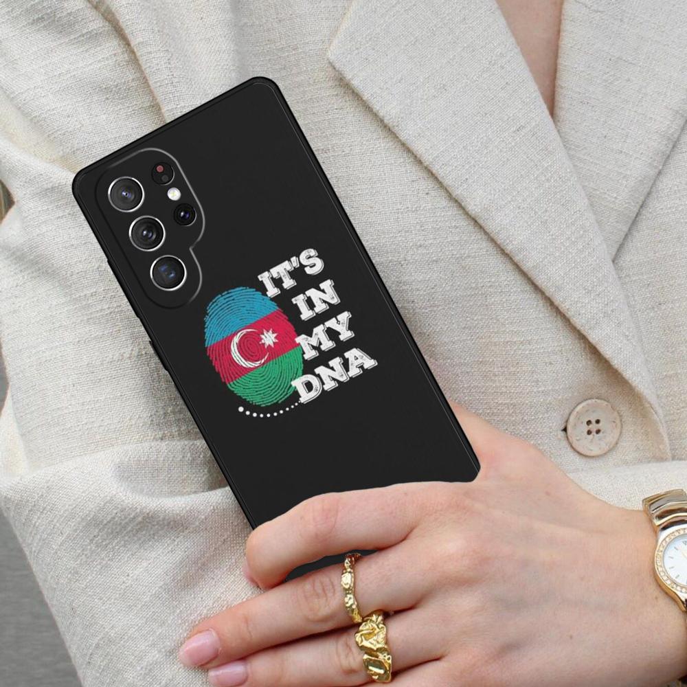 Чехол для телефона Азербайджан Сердце Любовь Флаг для Samsung Galaxy S26 Ultra S25 S24 S23 S22 S21 S20 Note10