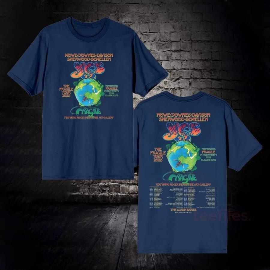 Да Футболка унисекс The Fragile Tour 2025 Хлопок Все размеры от S до 5XL Футболка унисекс BT1394