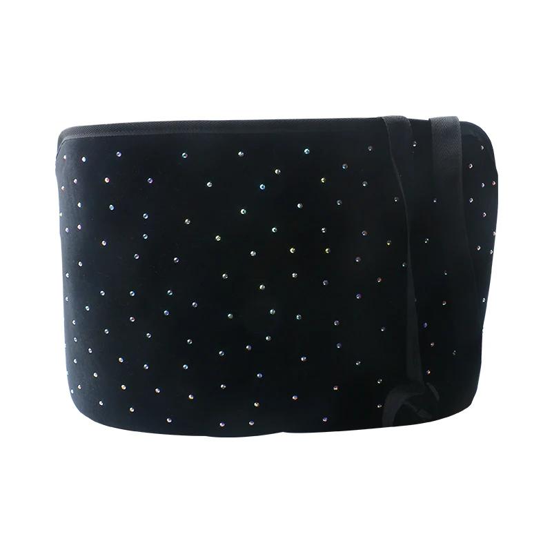 Diamond Crystal Car Seat Organizer Auto Storage Bag Pocket Cover Stowing Tidying Sundries Bling Car Accessories Interior Women