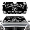 Ouija Satanic Car Sun Shade Windshield Shocked Car Front Window Sunshades Cover Keep Vehicle Cool UV