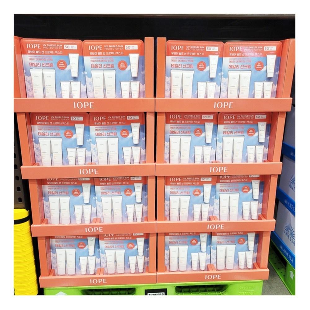 Iope UV Shield Sun Protector XP Daily Anti-aging Sun Cream Traders Special Sunblock, 140ml, 1 Set