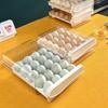 Double-Layer PET Transparent Egg Storage Box for Refrigerators