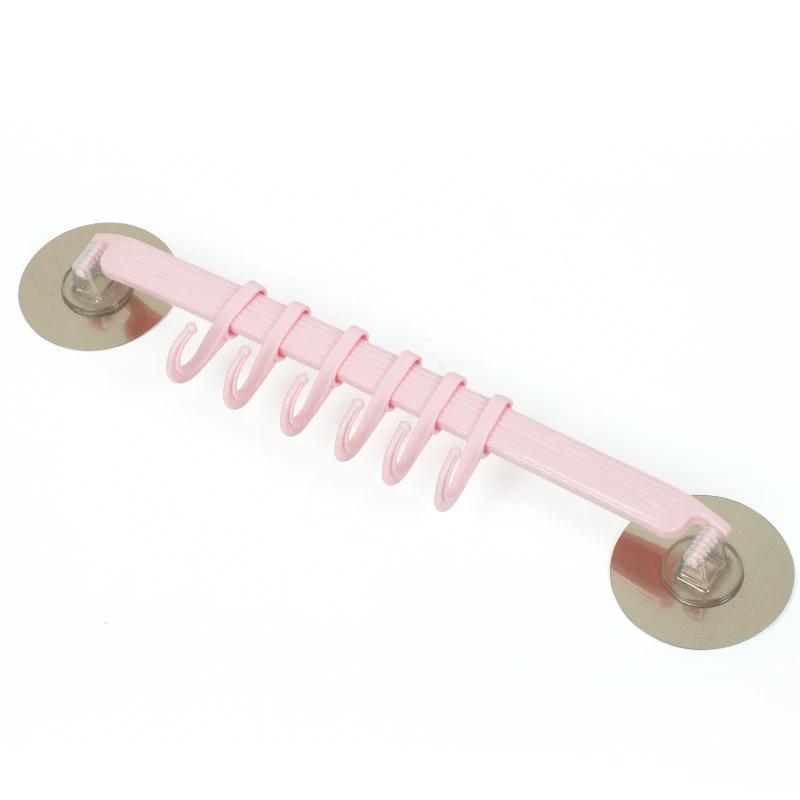 Регулируемая вешалка с крючками, двойная присоска, вешалка для полотенец, подвесные полки, держатель крючка, тип замка, присоска, аксессуары для кухни и ванной комнаты