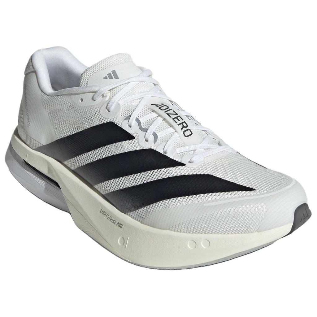 Adidas Adizero Boston 13 White Black Dash Grey Men Sneakers Cloud-White Core-Black JS4939