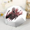 Cristiano Ronaldo Automatic Umbrella Retractable Design with 8-Rib Durability Foldable Design for Women/Men Vibrant Pattern Umbrella