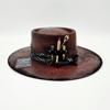 European And American Fashion Versatile Wool Felt Hat Retro Old Style Pure Wool Top Hat