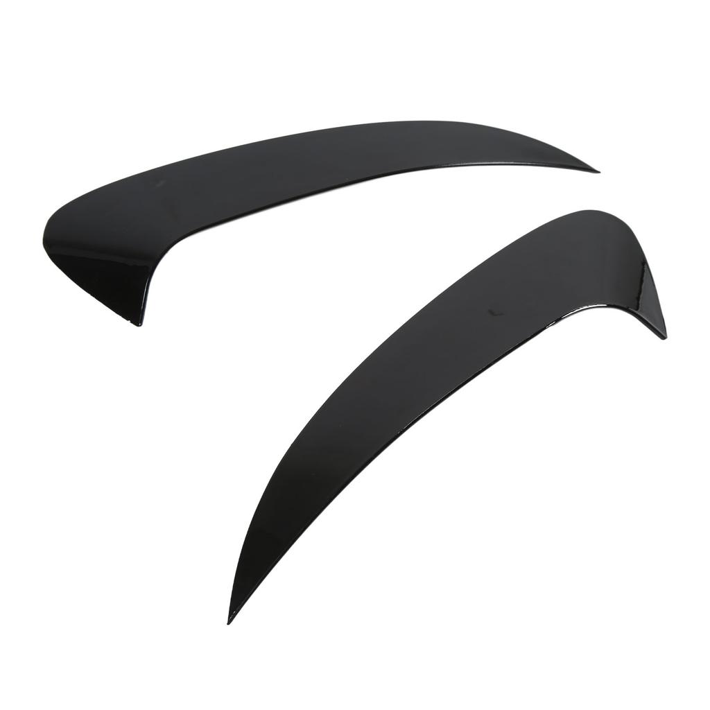 Rear Bumper Air Vent Spoiler Splitter Insert Cover Trim Glossy Black Replacement for Benz GLE Coupe C292 2015‑2019