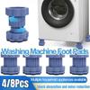 Washing Machine Foot Pads Refrigerator Support Dampers Adjustable Height Anti Vibration Feet Pads Stand Furniture Rubber Mat