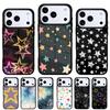 ЯРКИЙ чехол со звездами для iPhone 17 Air 16e 15 14 13 Pro Max Задняя крышка для 12 11 Pro Coque
