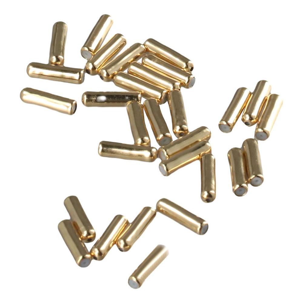 Gold Brooch Pins Stopper Metal Jewelry DIY Accessories Rubber Hat Pin For Women