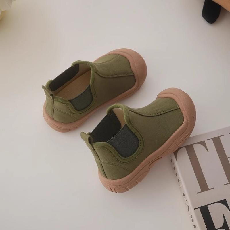 Japanese Korean Children's Shoes Autumn New Boys and Girls Toddler Steady Shoes Short Boots Smoke Boots Cloth Boots Children's Cloth Shoes