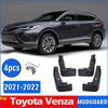 Front Rear 4pcs FOR Toyota Venza Mudguards Fender Mudflaps Splash Guard Mud Flap Car Accessories