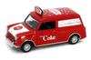 Tiny City Scale Morris Mini Cooper Diecast Model Car 1/50 Coca-Cola