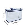 PVC Quilt Pillow Storage Bags Foldable Transparent Blanket Pillow Storage Container Space Saving Waterproof