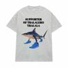 Funny Running Shark Meme T Shirt Supporter of Tralalero Tralala Graphic T-shirt Men Women Clothing Humor Casual Comfort T Shirts