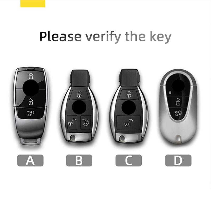 Замшевый кожаный чехол для ключей для Mercedes Benz ACERM class CLA GLA, чехол для ключа W204 W210 W124 W203 W205, сумка автомобильные аксессуары