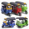 Cute Thai Tricycle Model Toy Alloy Tricycles Vehicle for Kids and Home Decoration with Vibranted Color and Alloy