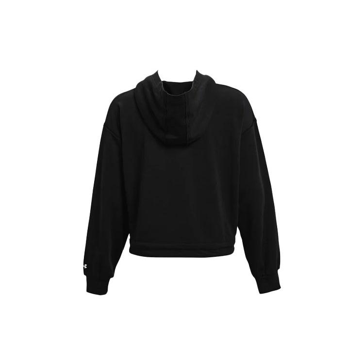Under Armour Sweatshirts Women's Black Hooded Moderate Regular Unisex 1361059-001