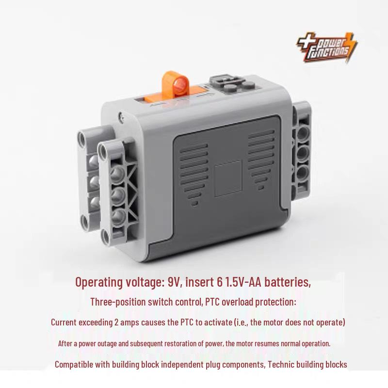 Электродвигатель, батарейный отсек и приемник для игрушечной машинки, конструктор