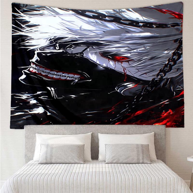 Tokyo anime Artwork Tapestry Hanging for Bedroom,Livingroom, Playroom,Decor Art Room Wall Tapestry Holiday and Birthday Gifts