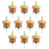 General Purpose Gasoline Filter [Set of 10] Fuel Filter, Fuel Filter, Compatible with Hose