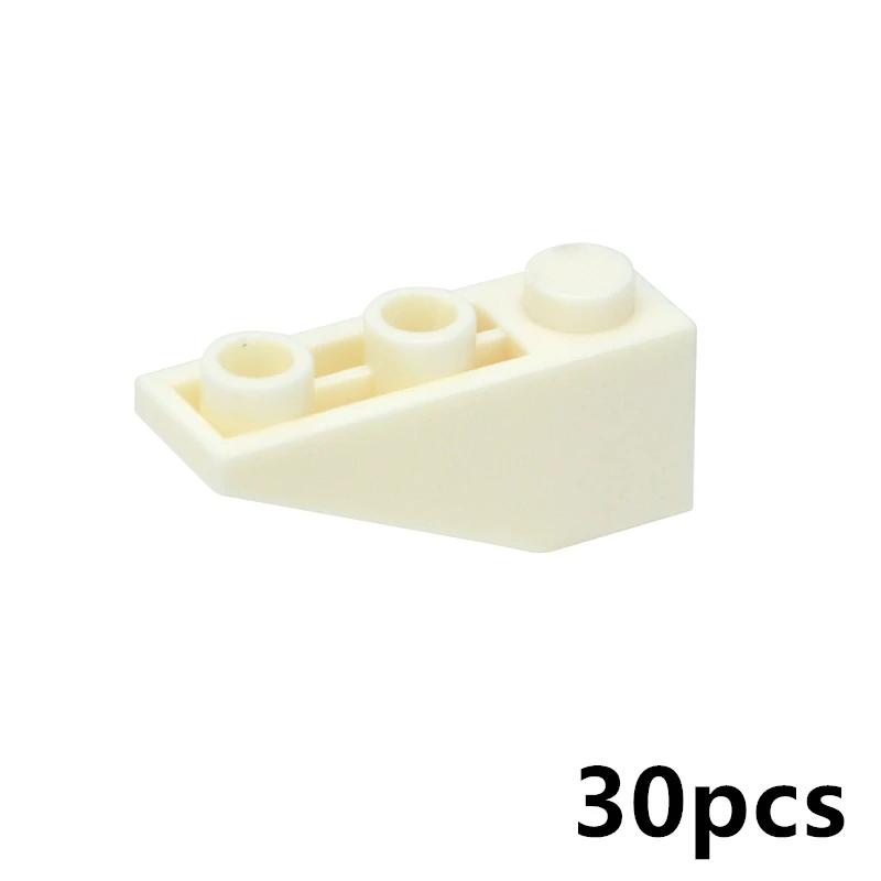 СДЕЛАЙ САМ Строительные Блоки 30 ШТ Технические Компоненты MOC Перевернутый 33° 3x1 Наклонная Поверхность Обратные Кирпичи Крепления Обучение-