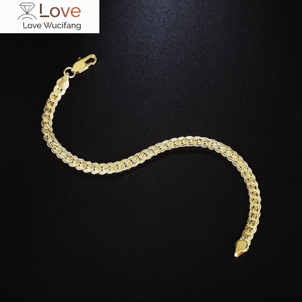 Браслет Lekani из стерлингового серебра 925 пробы, ювелирные изделия, 5 мм, 20 см, змея, плоский мужской браслет-цепочка, нарукавная повязка / браслет для мужчин