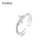 Классическое кольцо Lindon из медного сплава с цирконием, женские ювелирные изделия, свадебный подарок для вечеринки