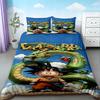Пододеяльник Аниме Dragon Ball Комплект постельного белья Goku Чехол на одеяло Наволочка Двуспальный Queen King Размер Детская спальня Домашний текстиль