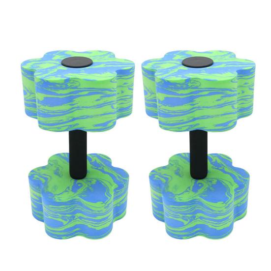 1/2Pcs Water Aerobic Dumbbells Set High-Density EVA Foam Fitness Barbells Lightweight Pool Weights Dumbbells