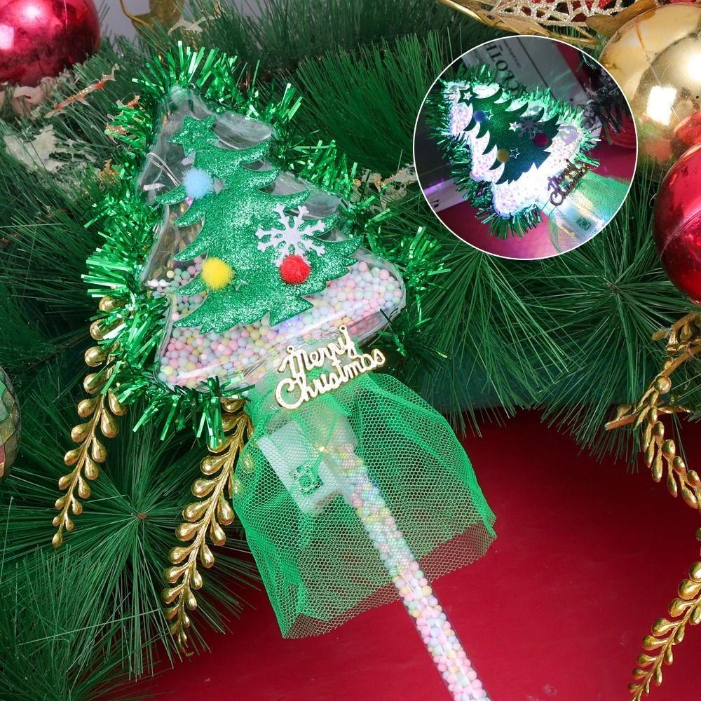 Luminous Prop Christmas Tree Glow Stick Snowman Snowman Glow Stick Christmas Flash Bar Kids