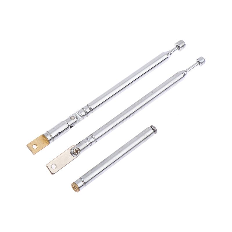 17/25Cm 5 Section Metal Full-Channel Am Fm Radio Antenna Telescopic Antenna Rotating Antenna Aerial M2.5